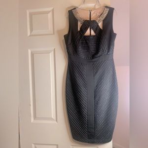 Black dress with sequin design